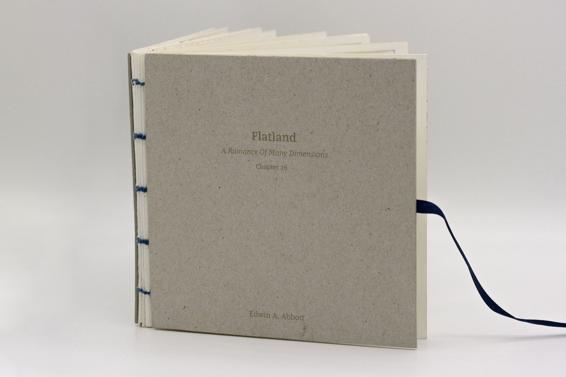 Front cover of book titled 'Flatland'.