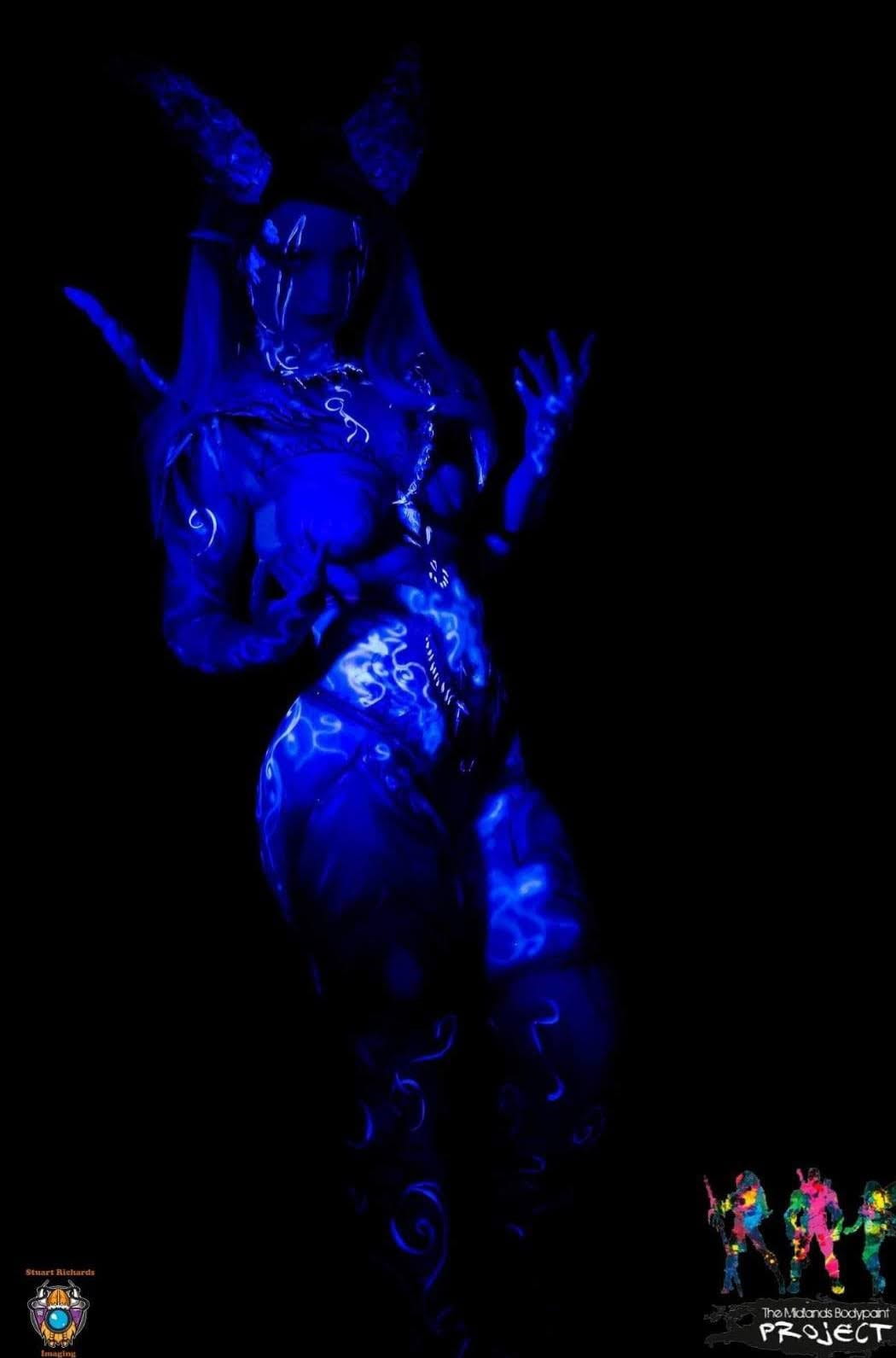 Stephanie Grant as Humanoid Sindragosa -World of Warcraft. U.V Cospaint