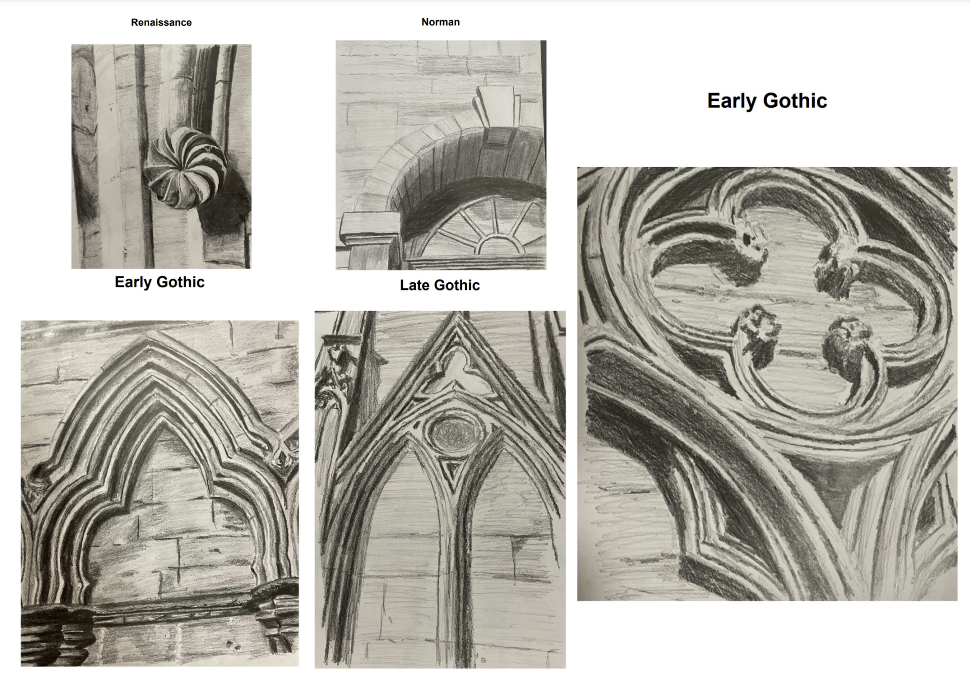 Cathedral Drawings