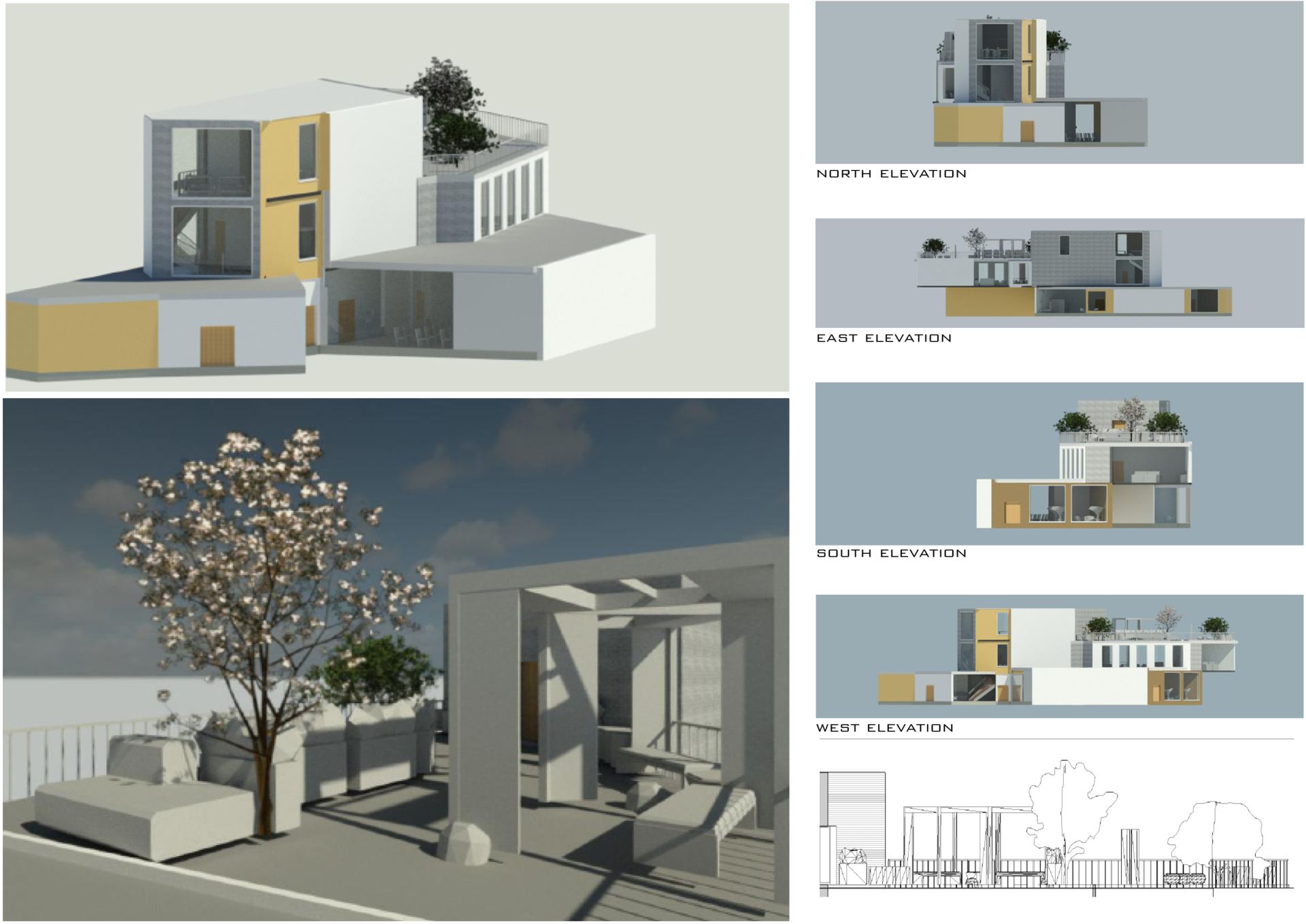 First year architecture project: Wellbeing centre designed for the University