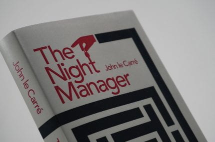 page thumbnail previewing ‘The Night Manager’ Book Cover Design