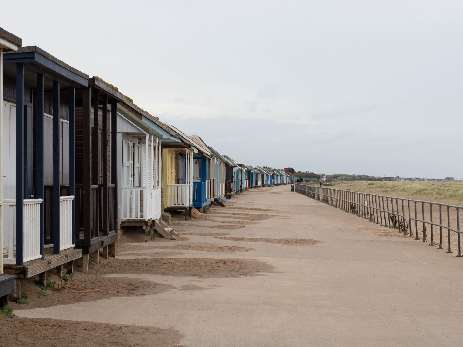 a row of beach houses