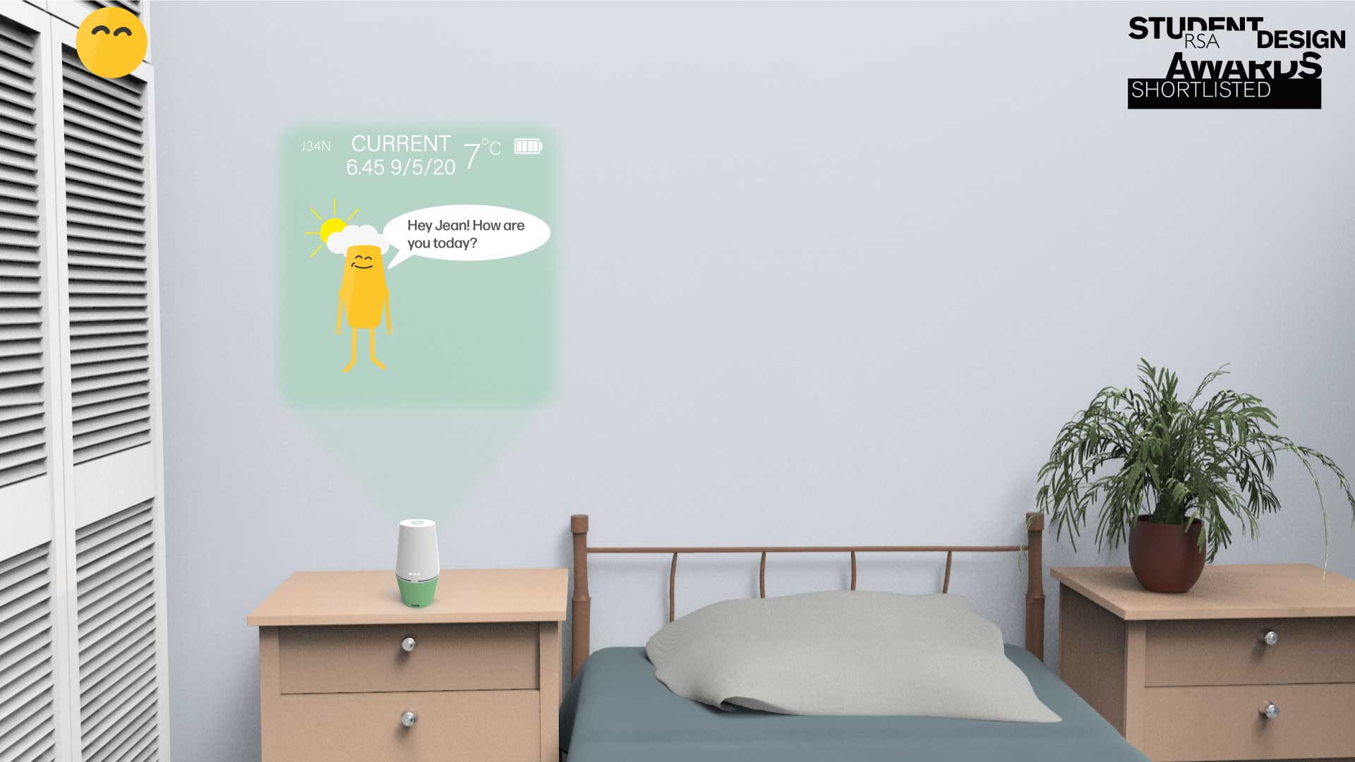 Wally supports the user, providing friendly dialect to check up on them, and connecting them to friends when they feel isolated.