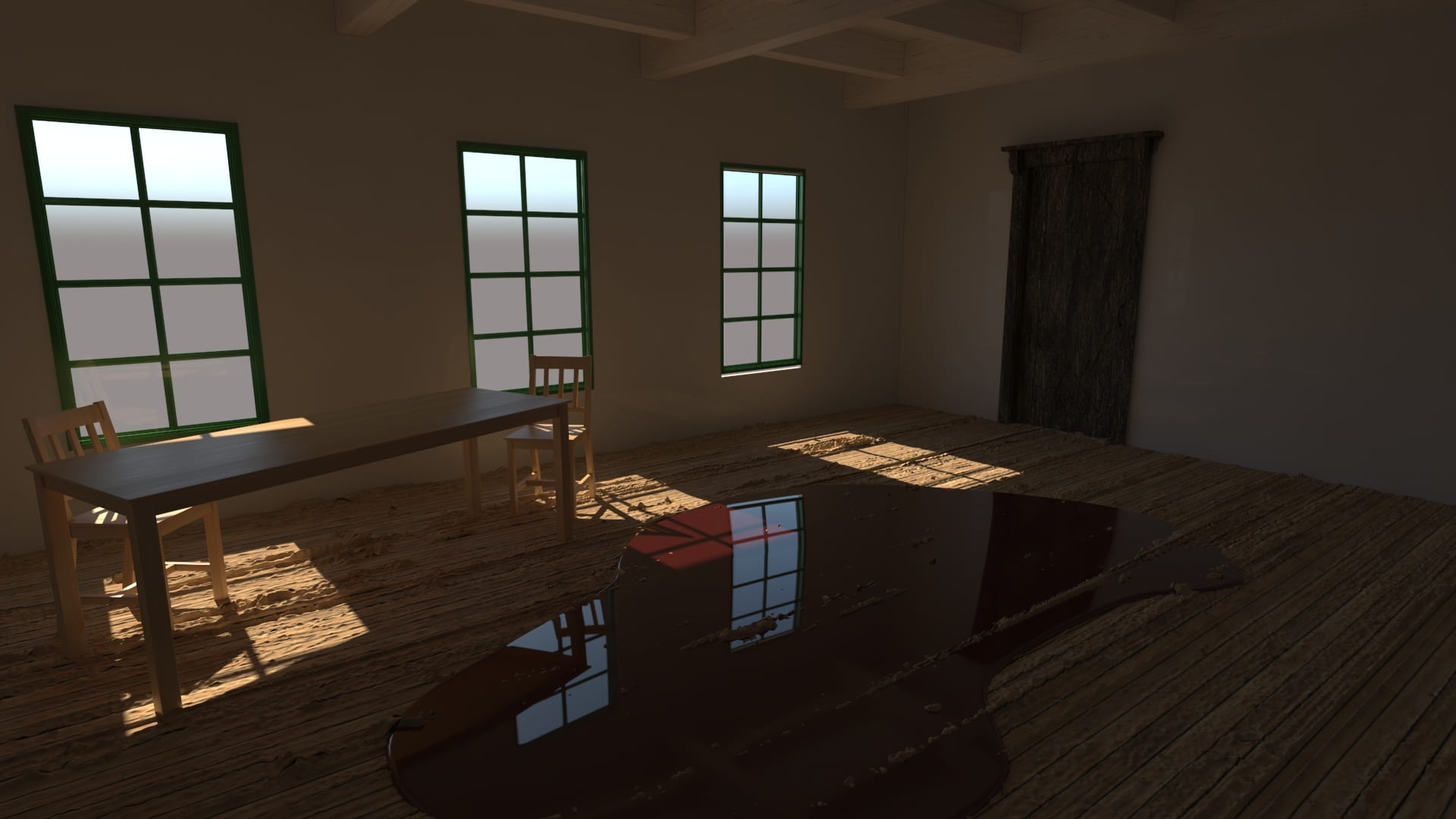 3D model of Van Gogh's studio interior.